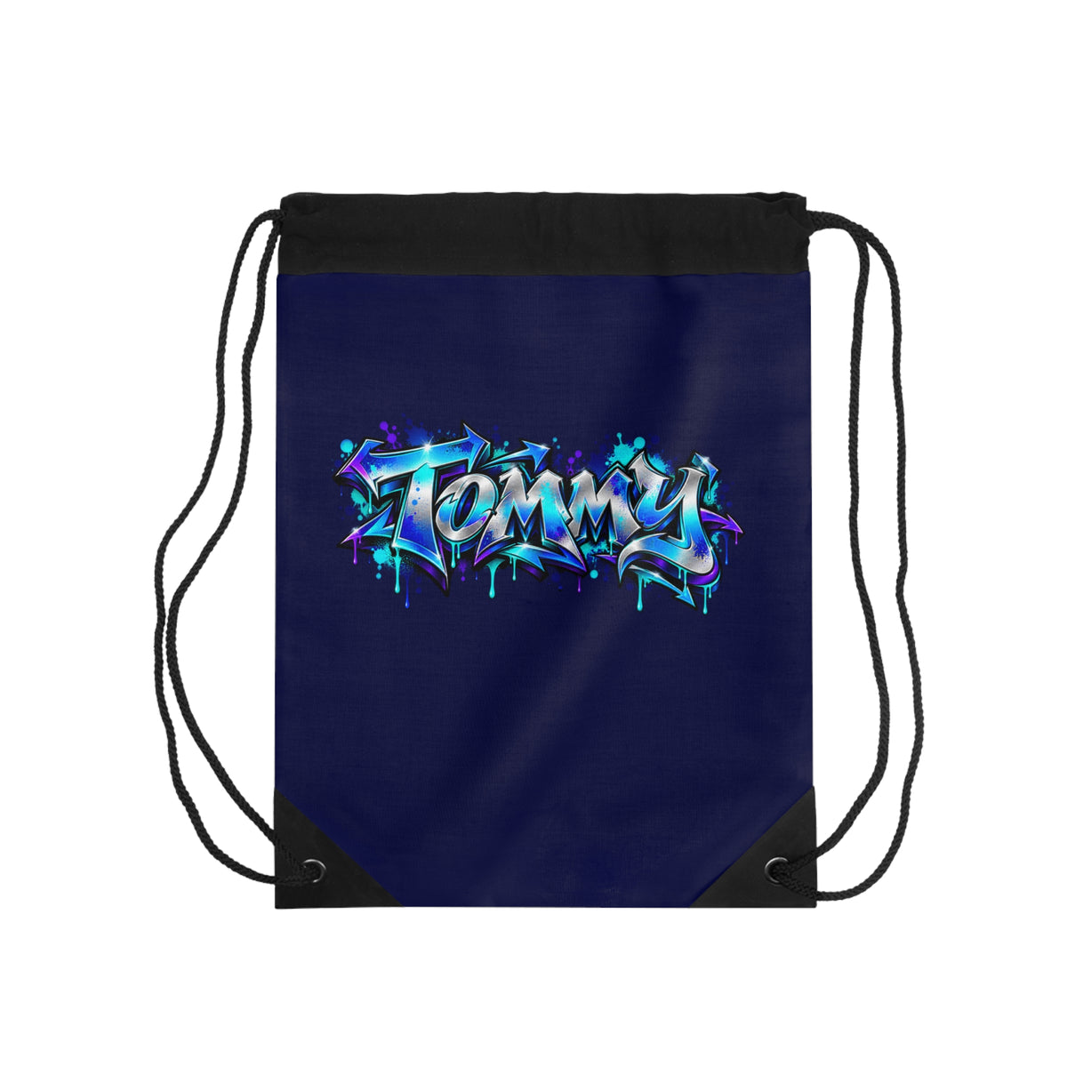 Copy of Copy of Personalized Graffiti-Inspired Drawstring Bag With Custom Name Personalize it with your name!
