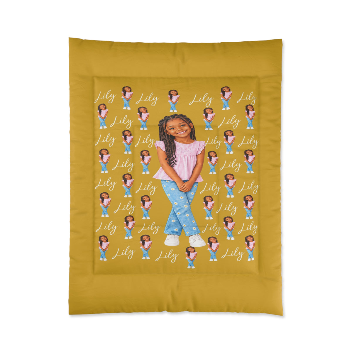 Copy of Copy of Personalized Children’s Comforter With Their Likeness and Name
