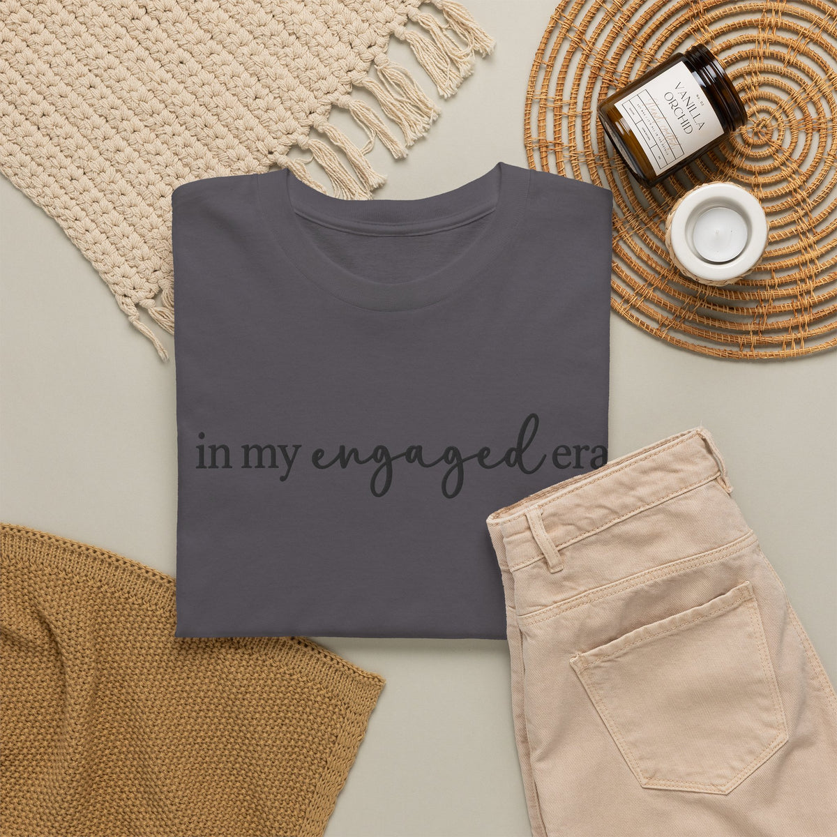 Personalized “In My Engaged Era” T-Shirt With Future Last Name