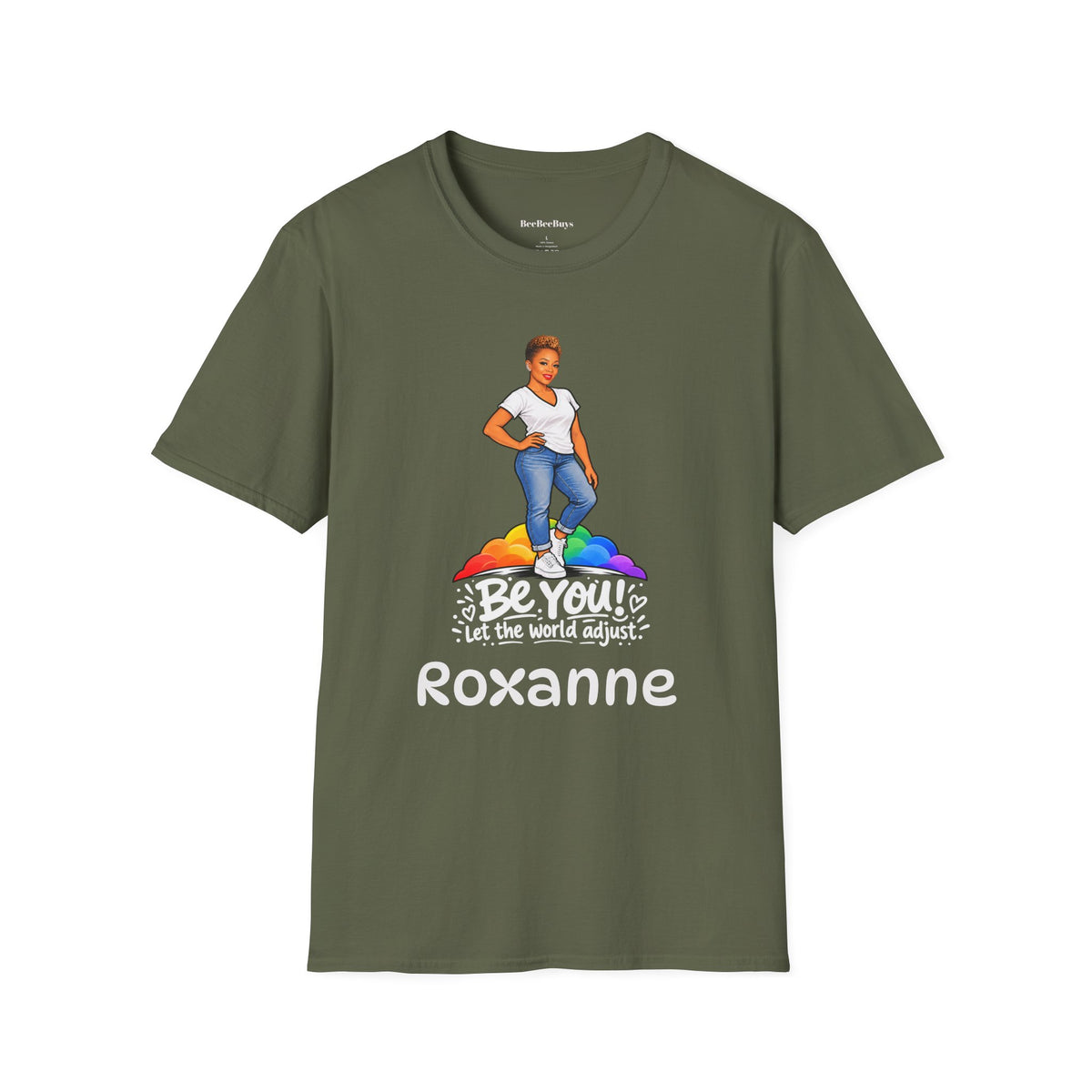 Personalized “Be You” T-Shirt With Your Name and Illustrated Likeness