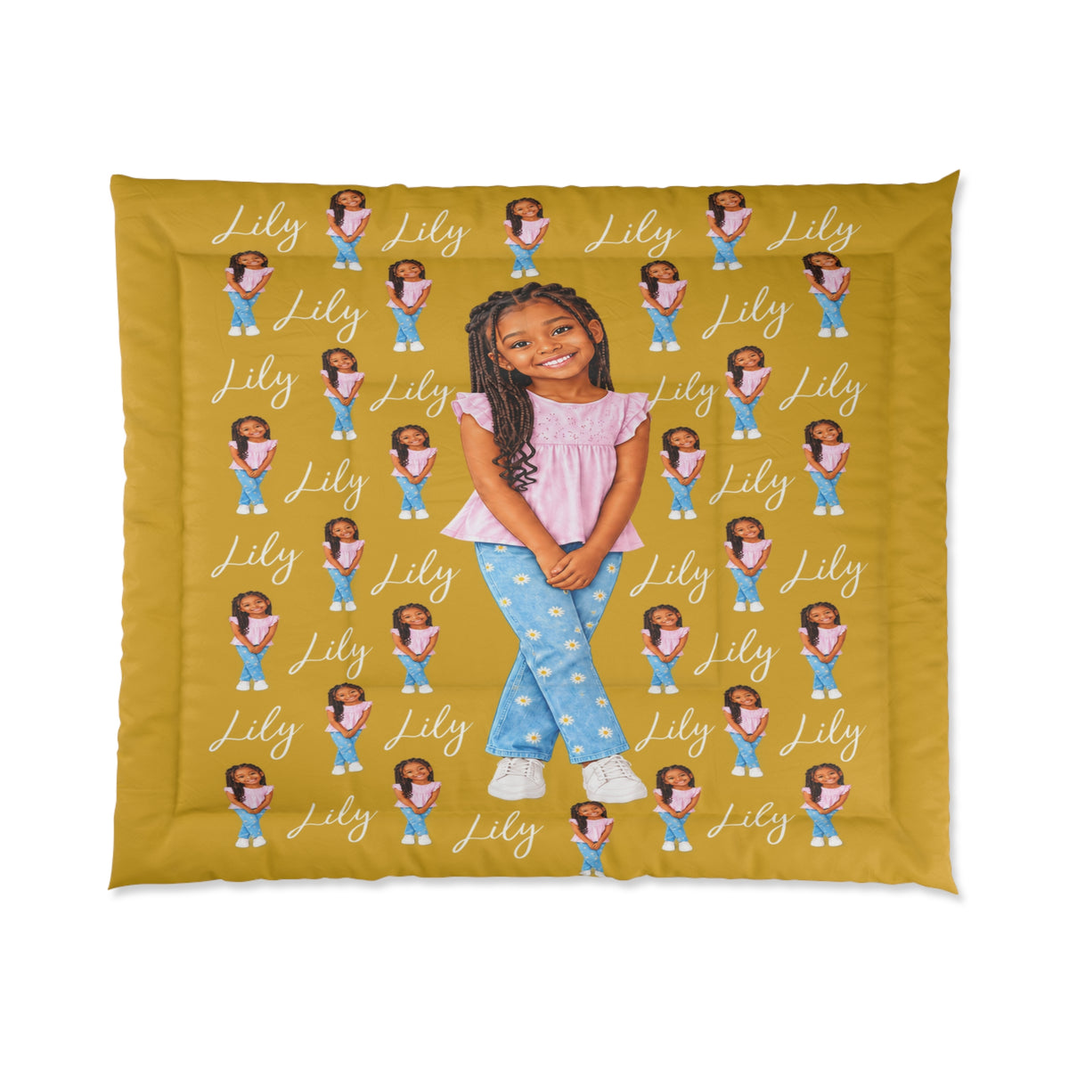Copy of Copy of Personalized Children’s Comforter With Their Likeness and Name