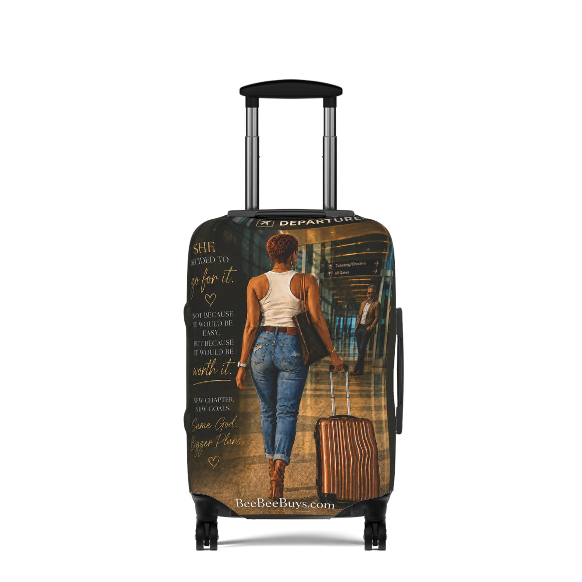 Personalized Travel Luggage 2 Cover — Inspired by your likeness