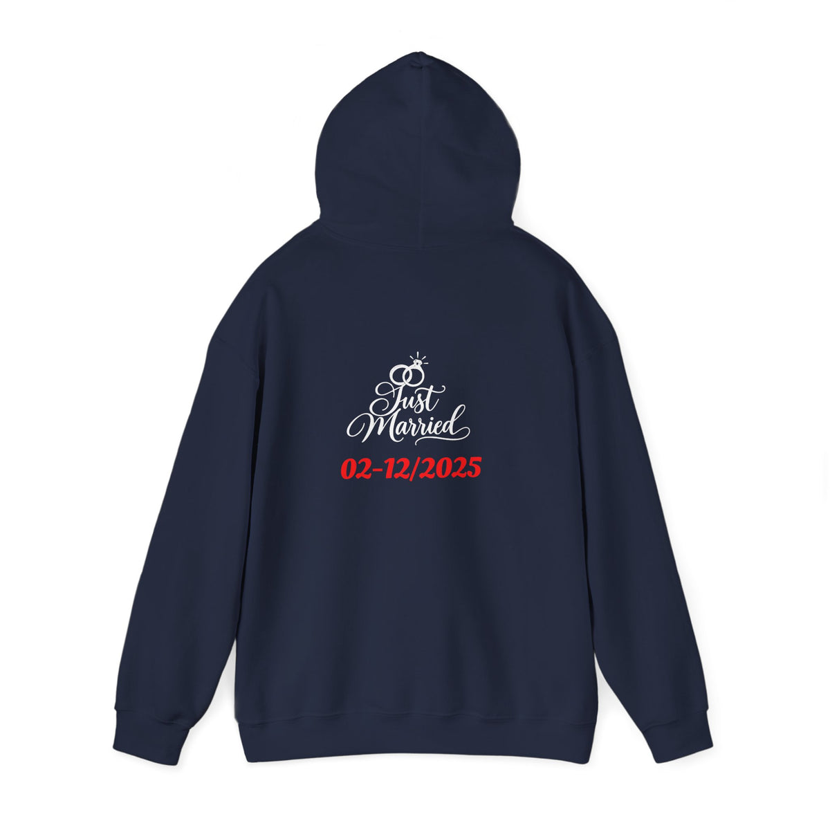 Personalized Mr. & Mrs. Couples Hoodies With Name and Wedding Date