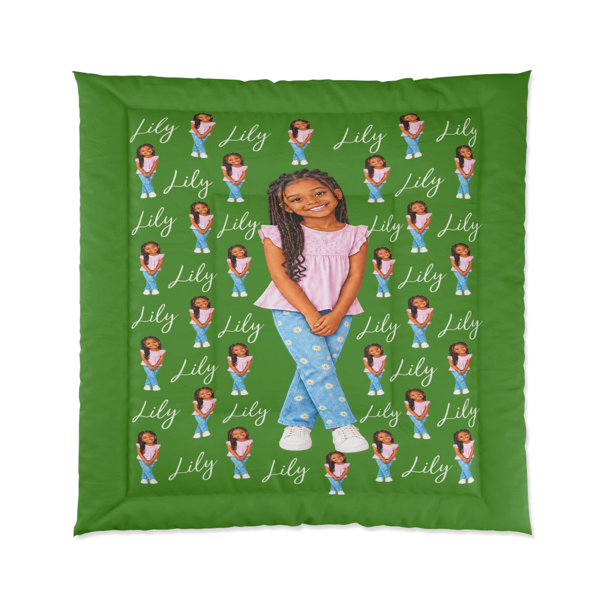 Copy of Personalized Children’s Comforter With Their Likeness and Name