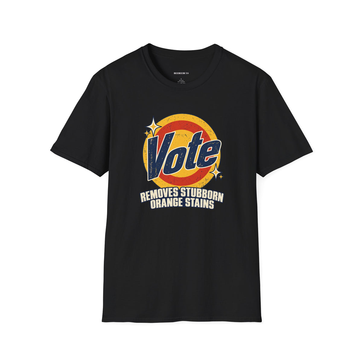 Vote Removes Stubborn Orange Stains Political Humor T-Shirt
