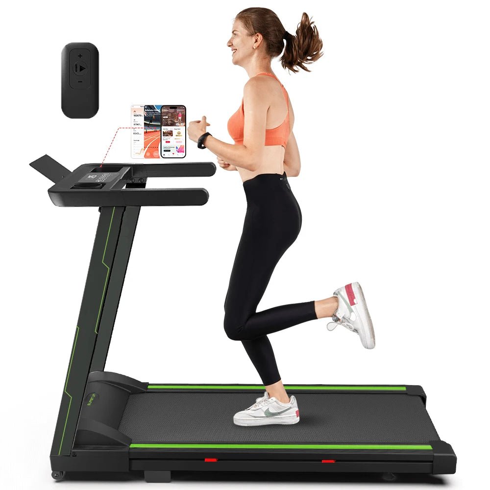3.0HP Treadmills Electric APP Online Monitoring 7.5MPH Remote Control - BeeBeeBuys