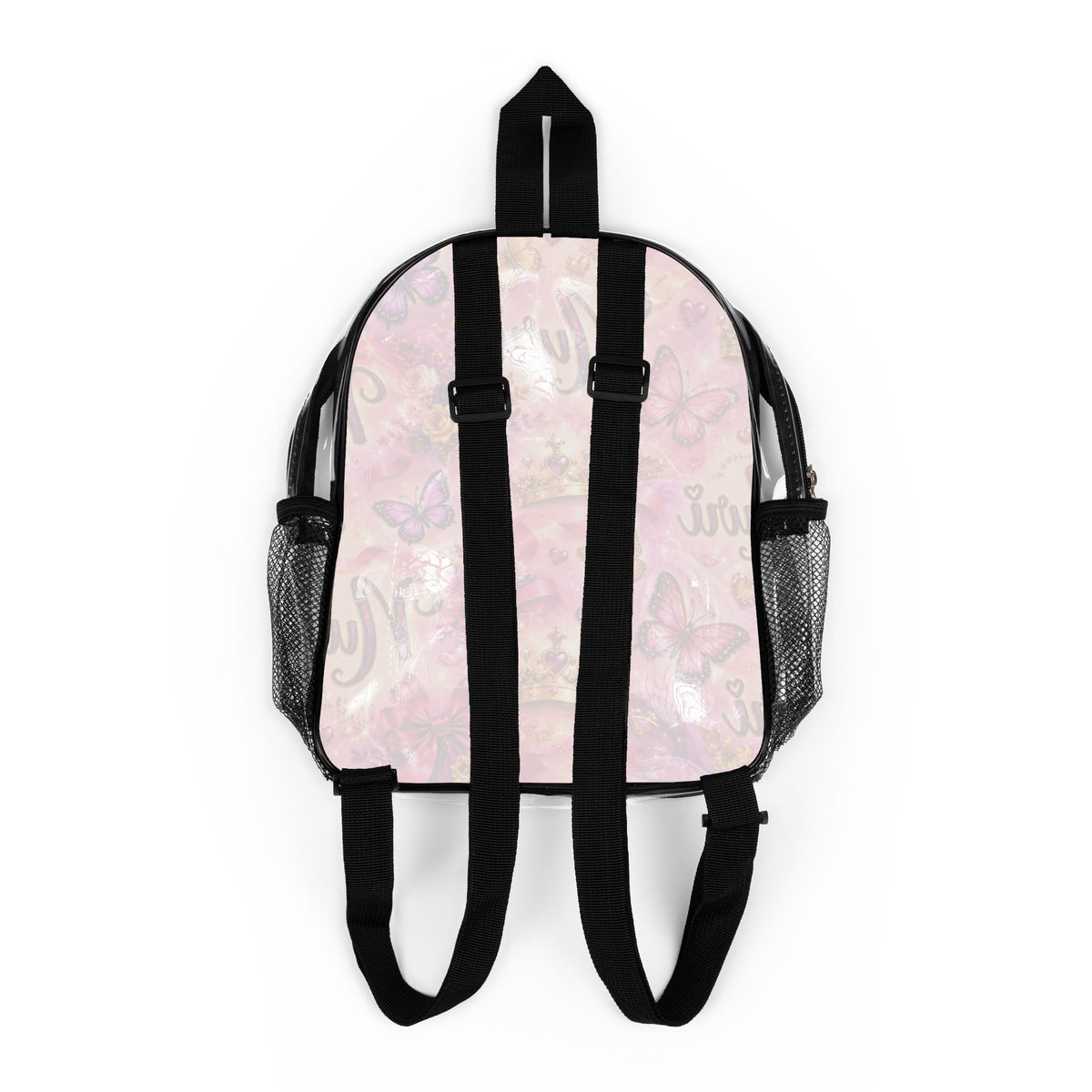 Copy of Personalized Pink Ballet Girl Clear Backpack - Name and likeness