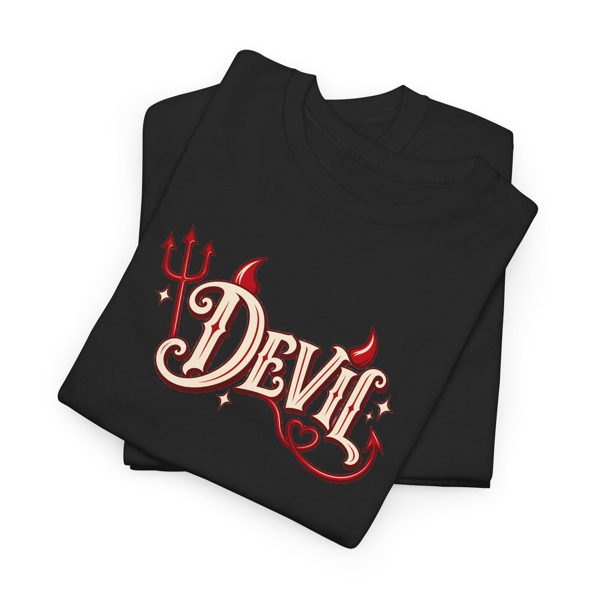 Personalized “I Put the D in Devil” Couples T-Shirt Set