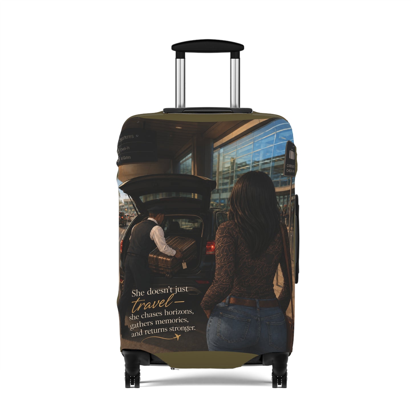 Personalized Travel Luggage Cover 2 — Inspired by your likeness