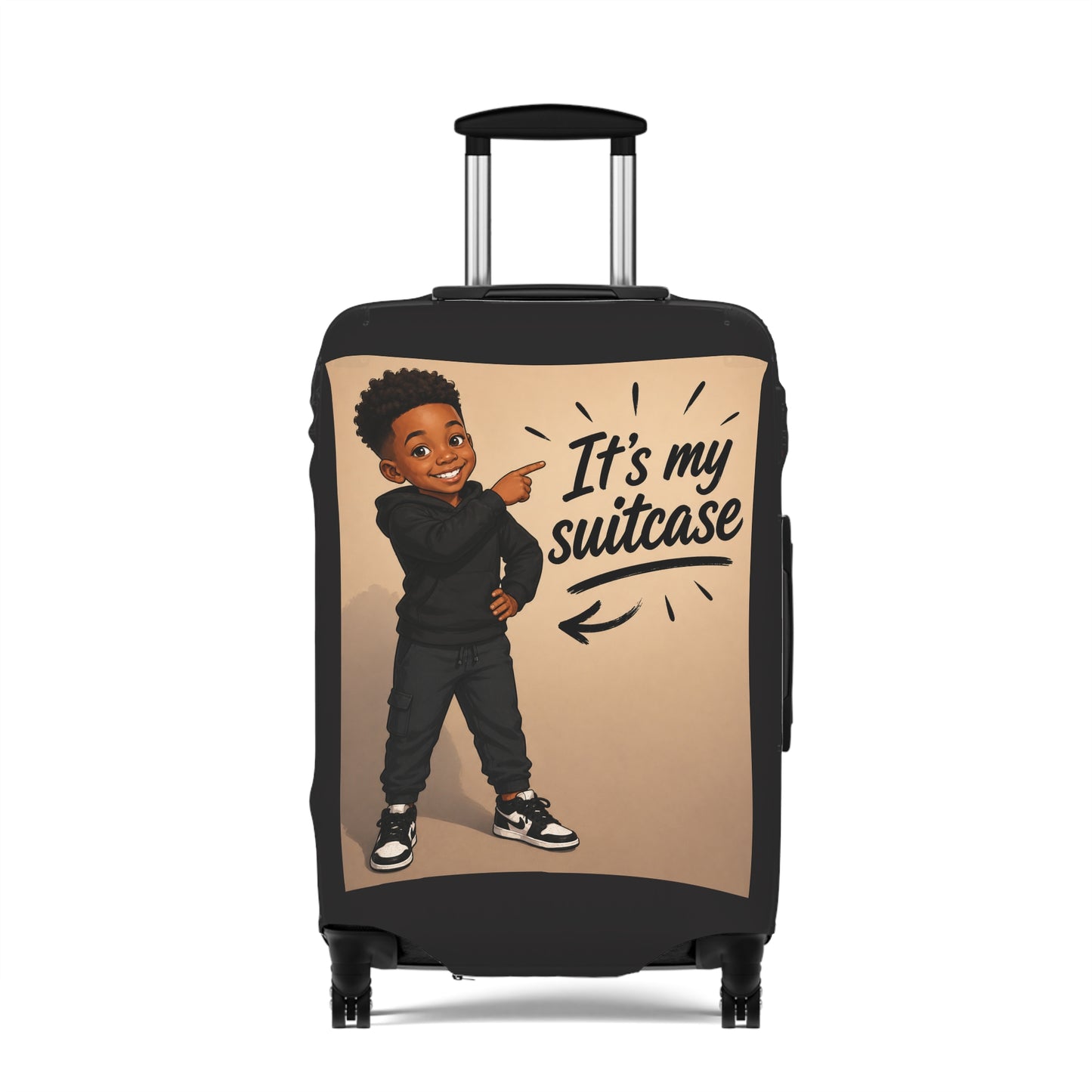 Personalized Child's Luggage Cover - Add their likeness to their cover