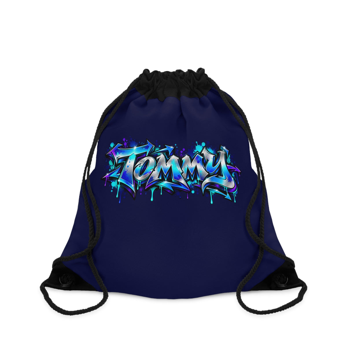 Copy of Copy of Personalized Graffiti-Inspired Drawstring Bag With Custom Name Personalize it with your name!