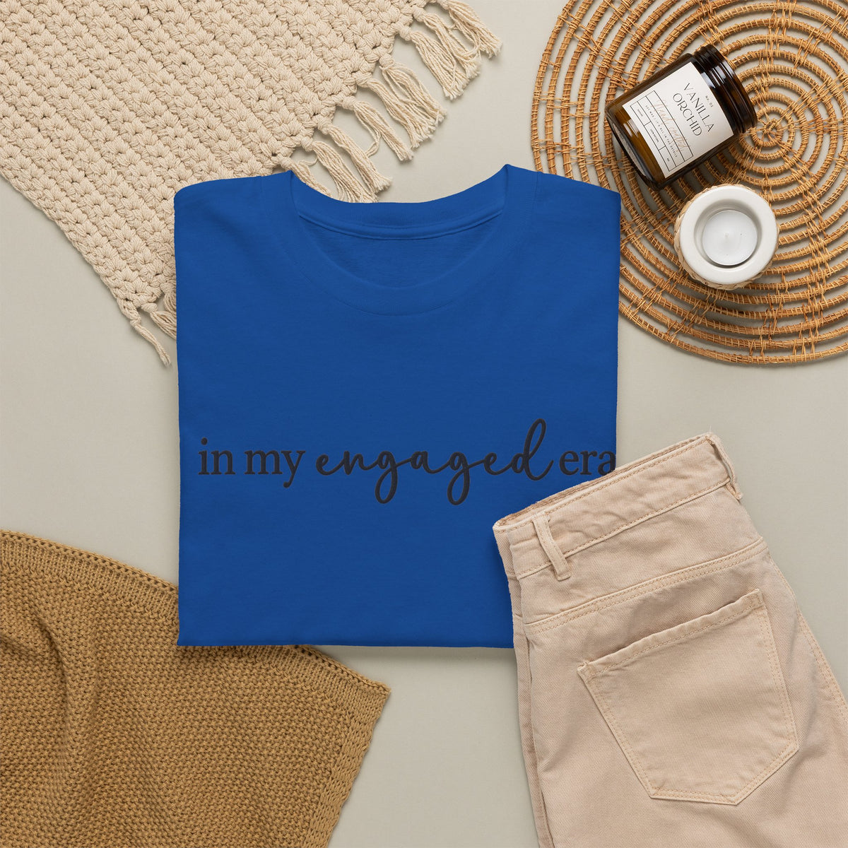 Personalized “In My Engaged Era” T-Shirt With Future Last Name