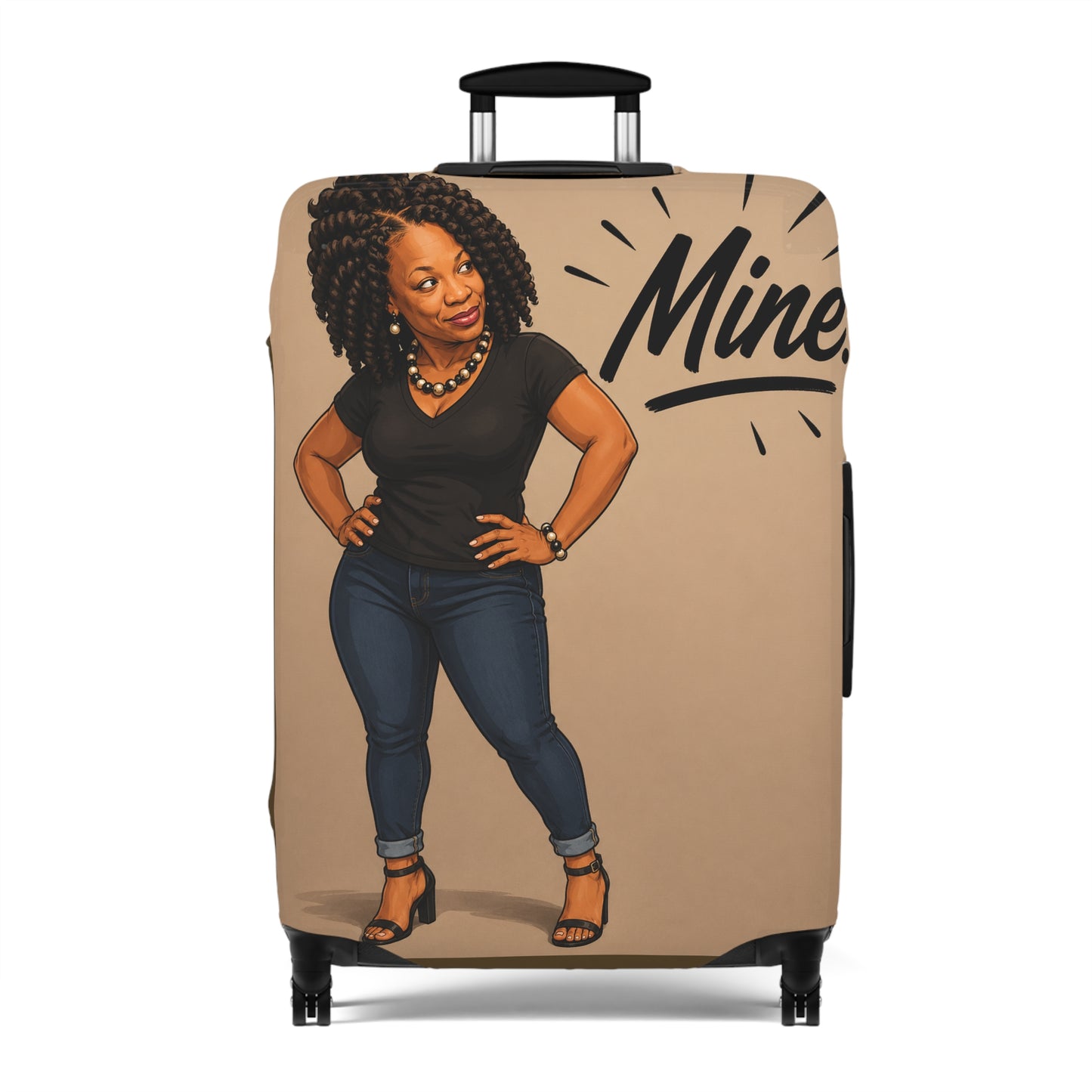 Personalized "Your Likeness" Luggage Cover