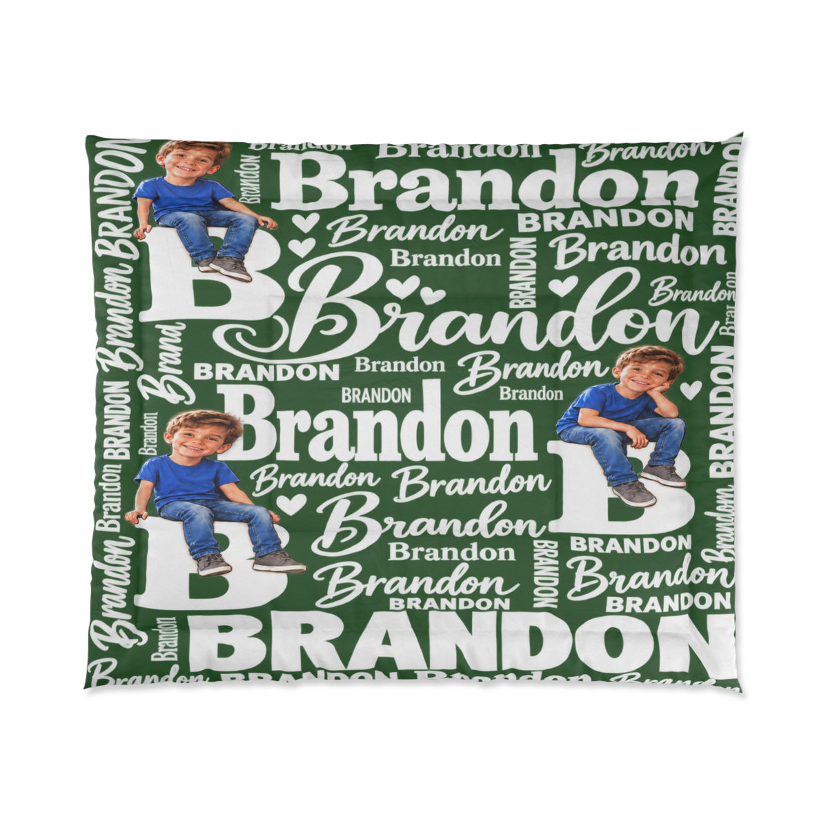 Copy of Copy of Personalized Children’s Comforter With Their Likeness and Name 2
