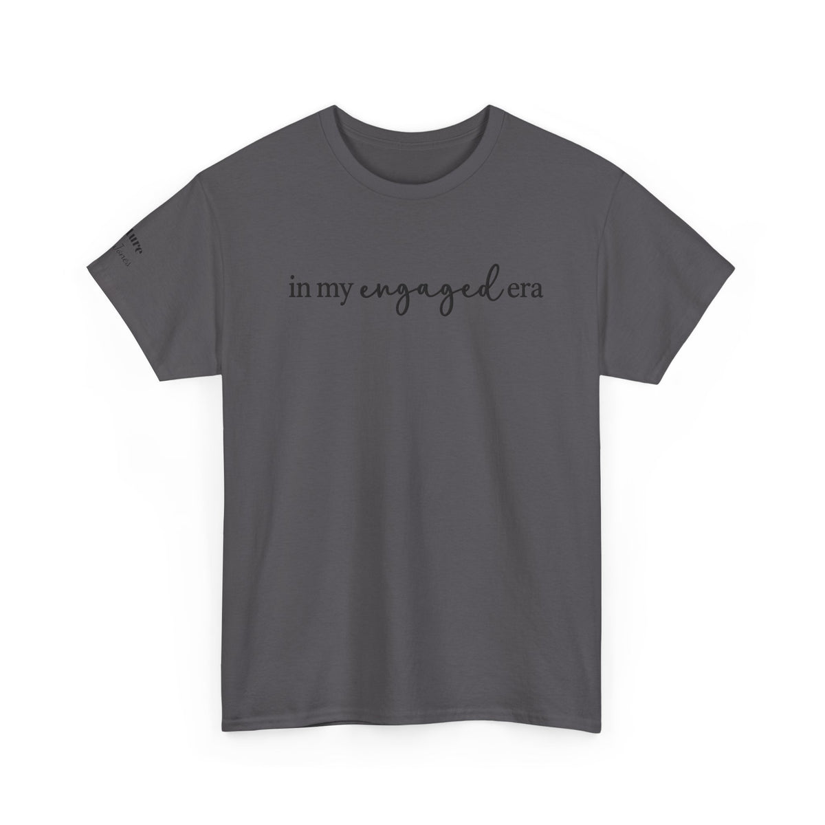 Personalized “In My Engaged Era” T-Shirt With Future Last Name