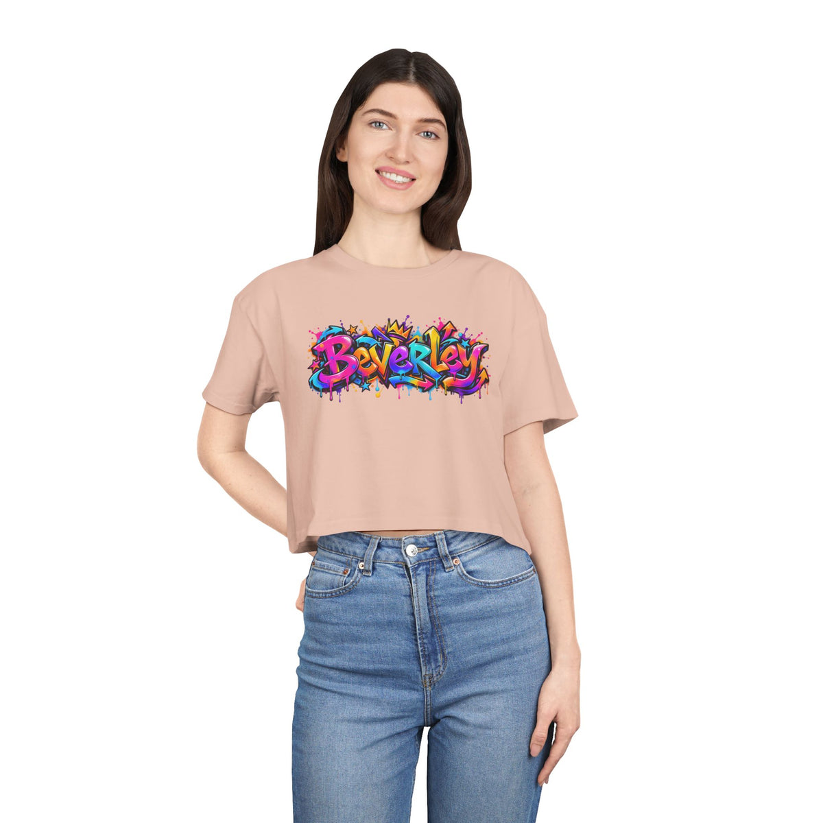 Graffiti Crop Tee