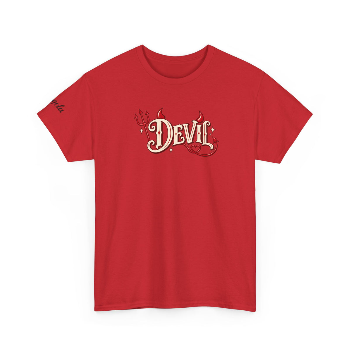 Personalized “I Put the D in Devil” Couples T-Shirt Set- live personalization