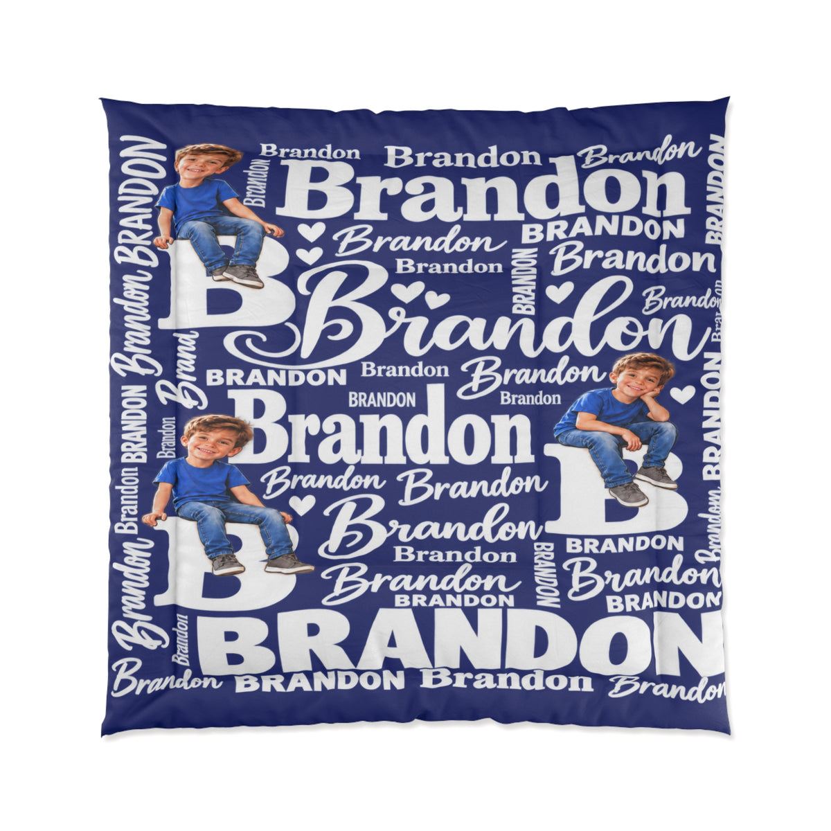 Copy of Personalized Children’s Comforter With Their Likeness and Name 2