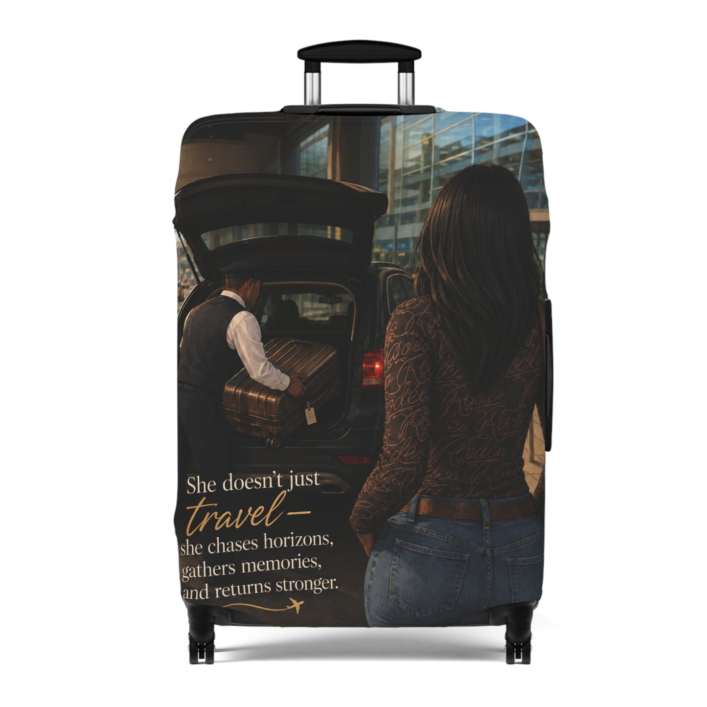 Personalized Travel Luggage Cover 2 — Inspired by your likeness