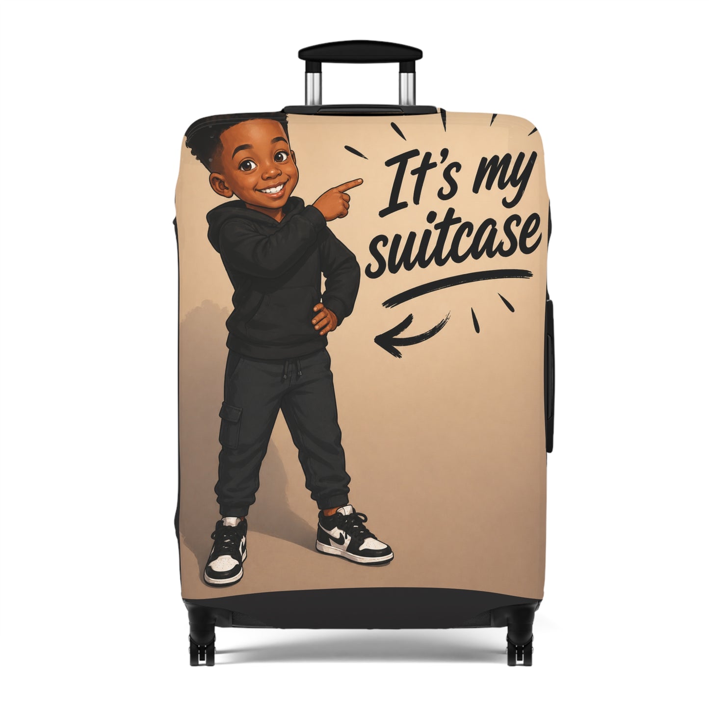 Personalized Child's Luggage Cover - Add their likeness to their cover