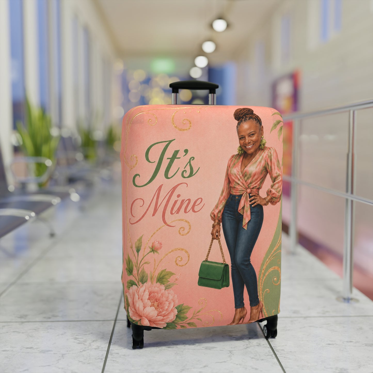 Luggage Cover - classy lady
