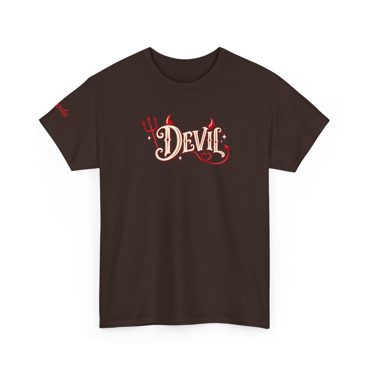 Personalized “I Put the D in Devil” Couples T-Shirt Set- live personalization