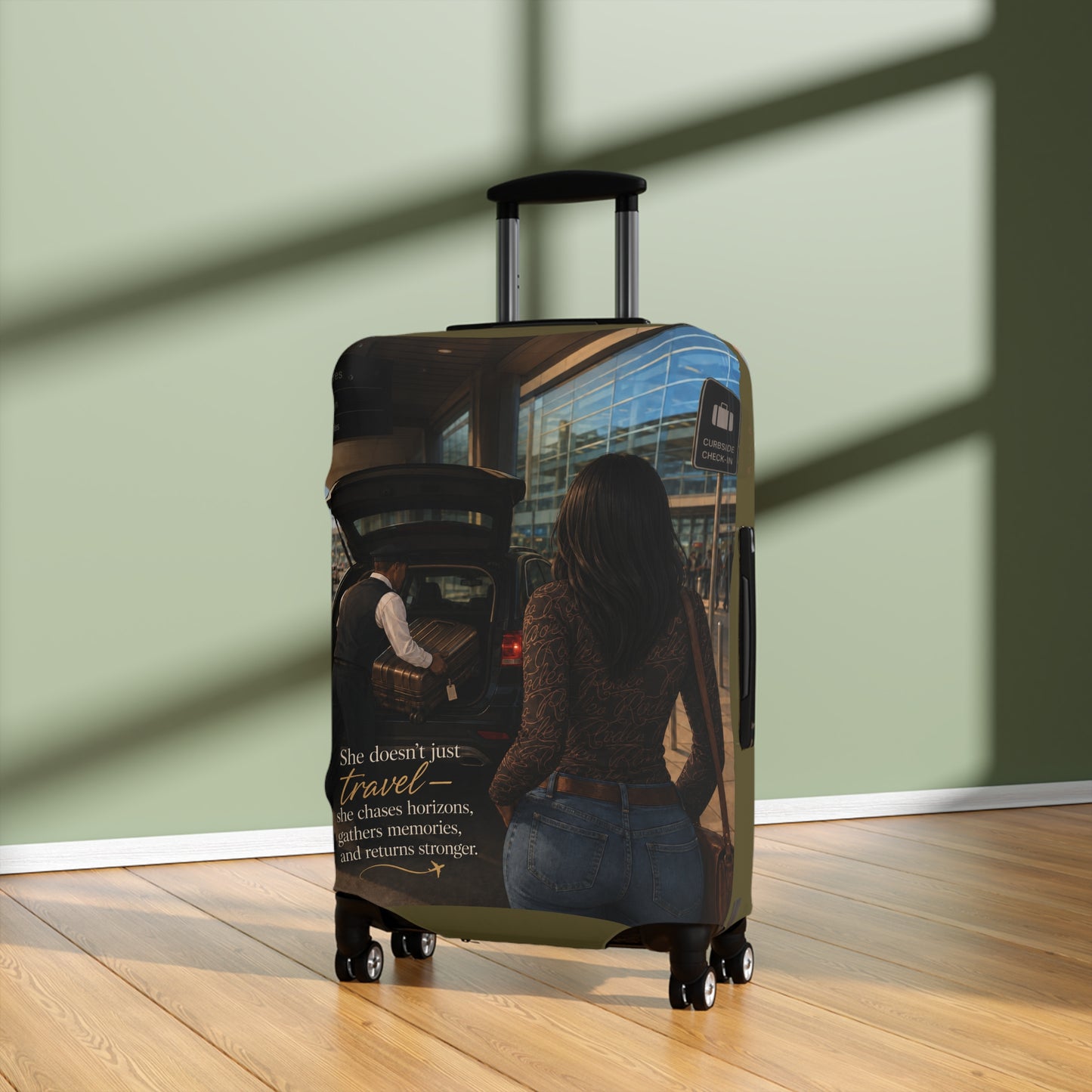 Personalized Travel Luggage Cover 2 — Inspired by your likeness