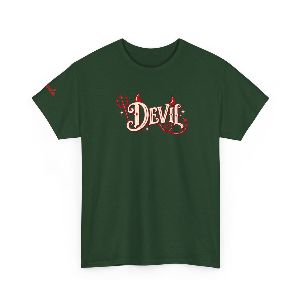 Personalized “I Put the D in Devil” Couples T-Shirt Set- live personalization