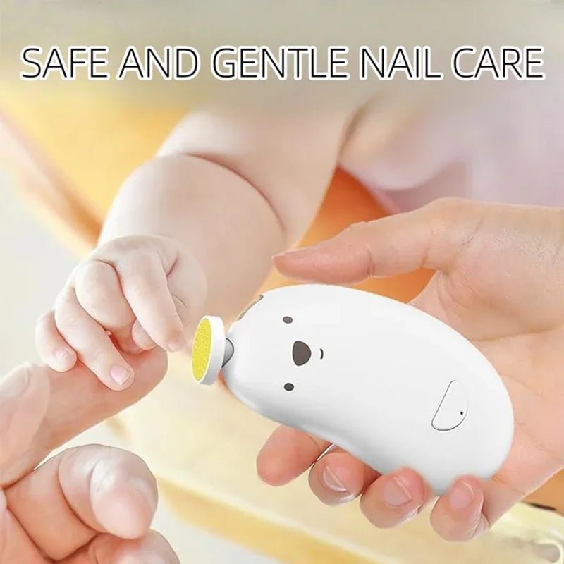 6 in 1 Low Noise Safe Care Ergonomic Grip Toddler Toes Fingernails Polish Trim - BeeBeeBuys