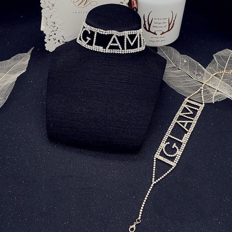 6 Styles Full Rhinestone Choker Necklaces for Women - BeeBeeBuys