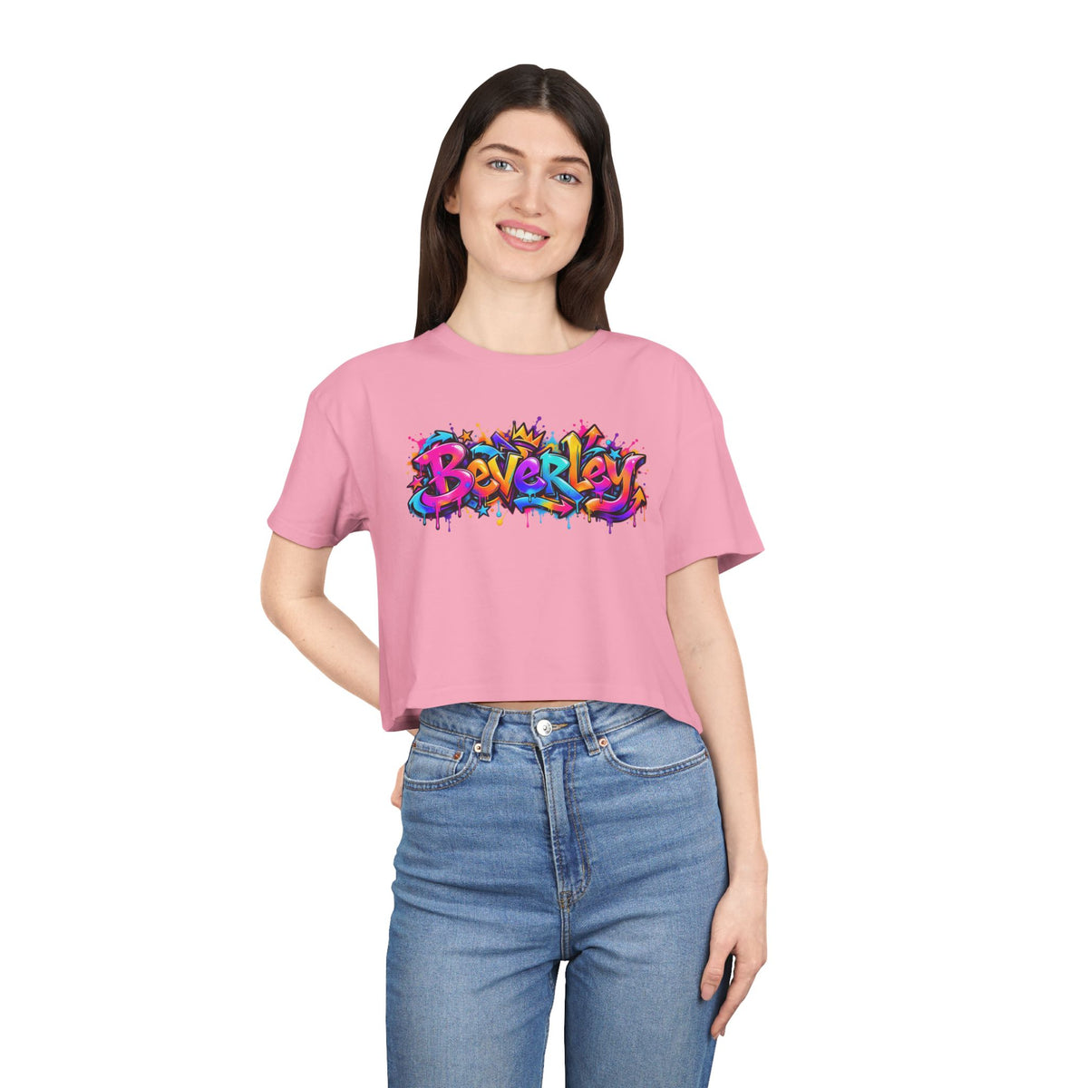 Graffiti Crop Tee