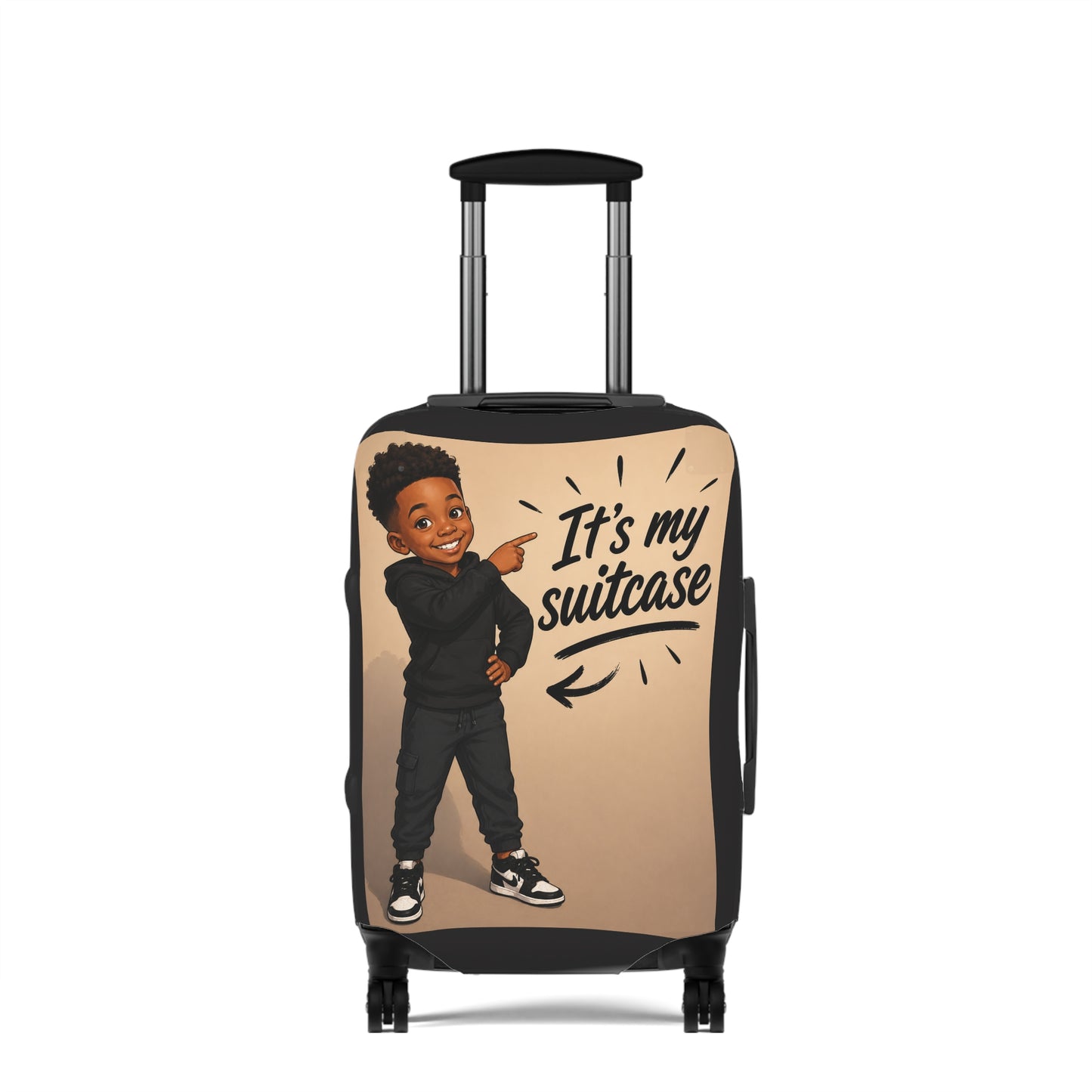 Personalized Child's Luggage Cover - Add their likeness to their cover