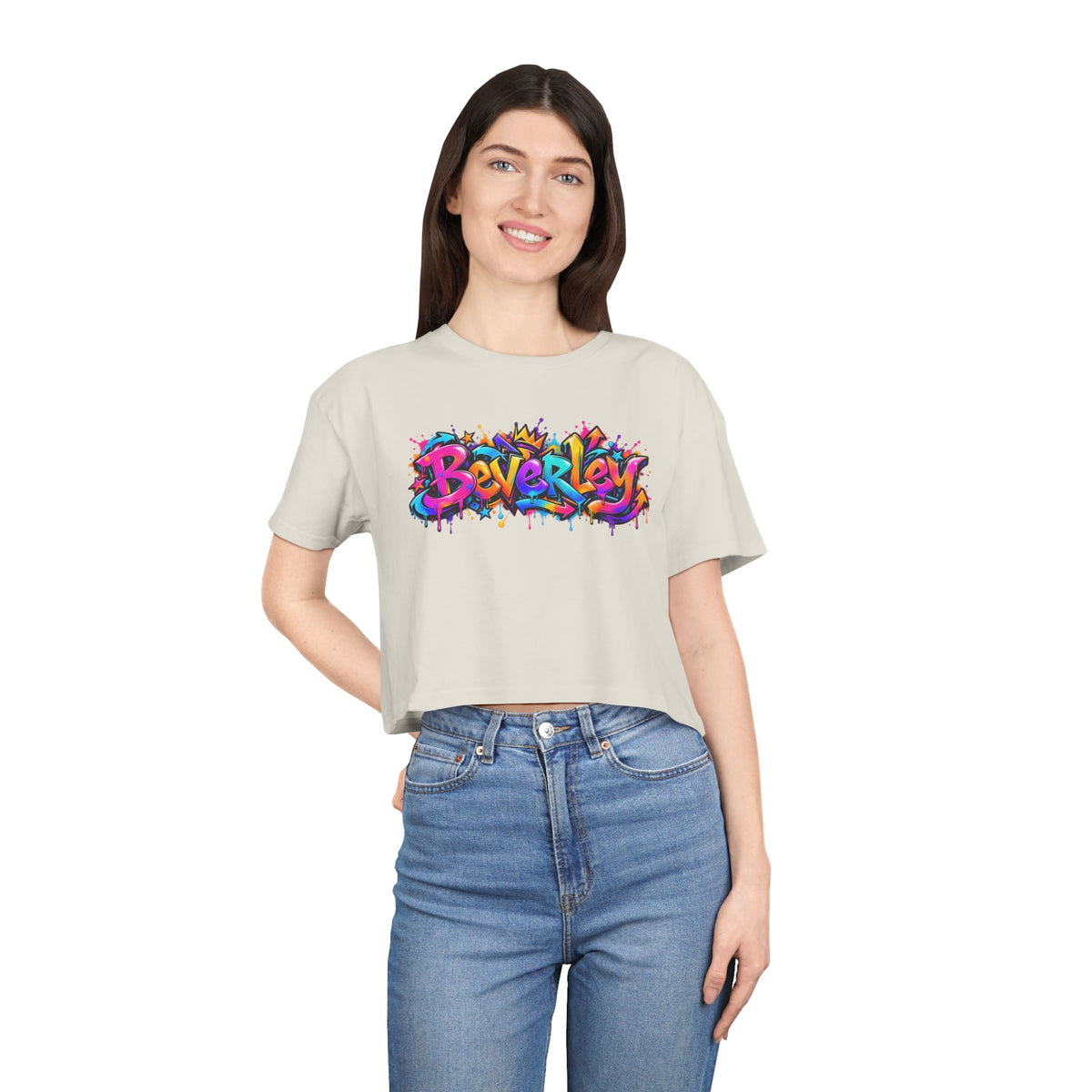 Graffiti Crop Tee