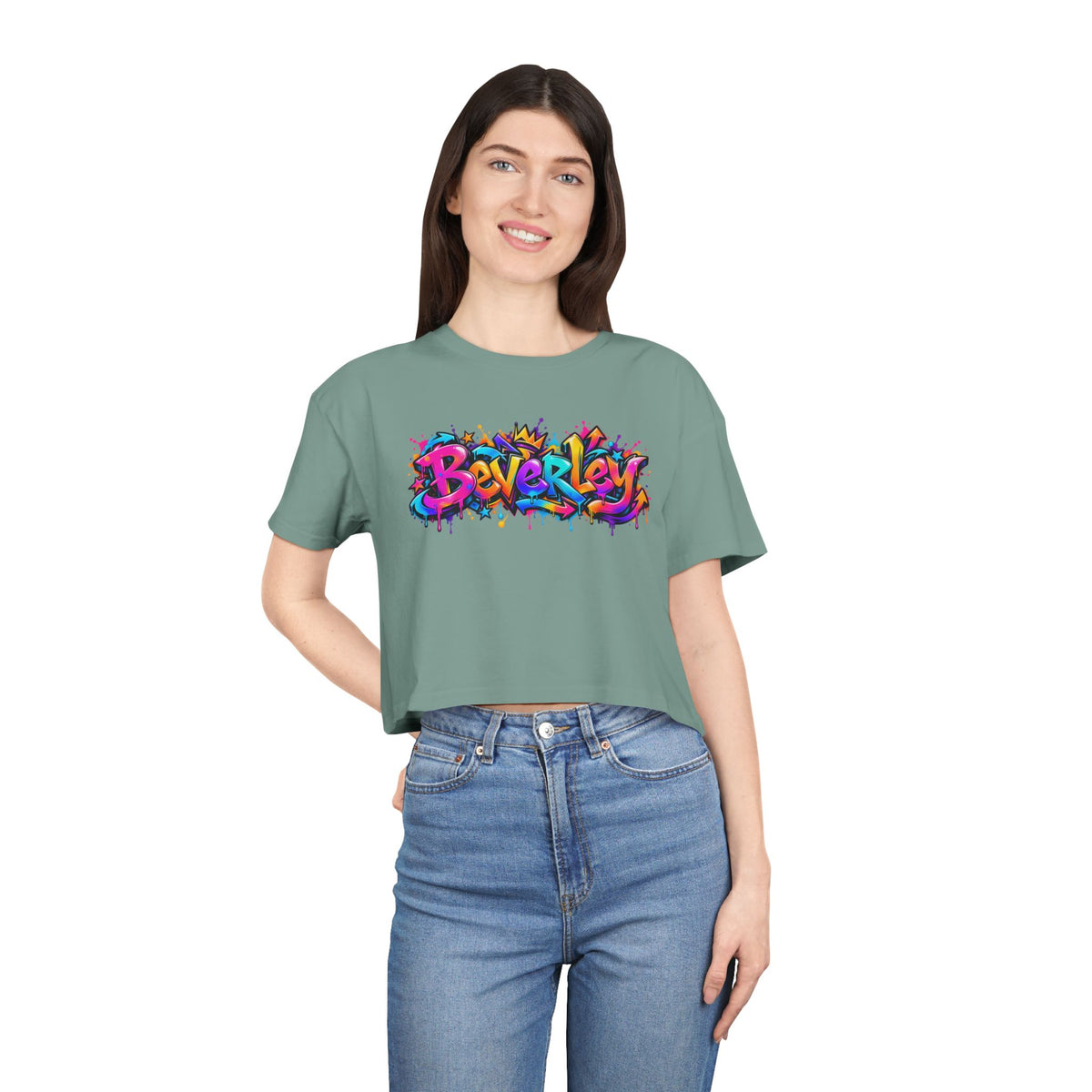 Graffiti Crop Tee