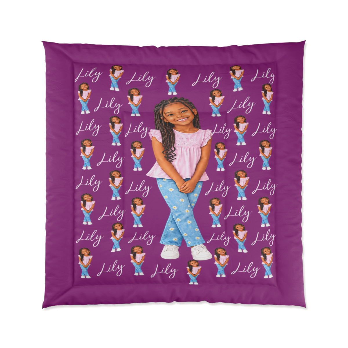 Copy of Personalized Children’s Comforter With Their Likeness and Name
