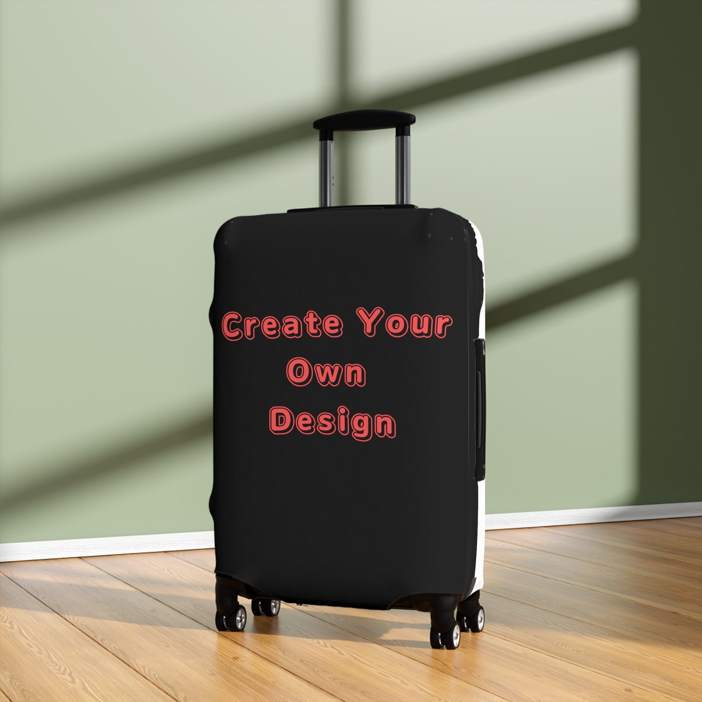Custom Luggage Cover — Personalized 'Create Your Own Design' Suitcase Protector