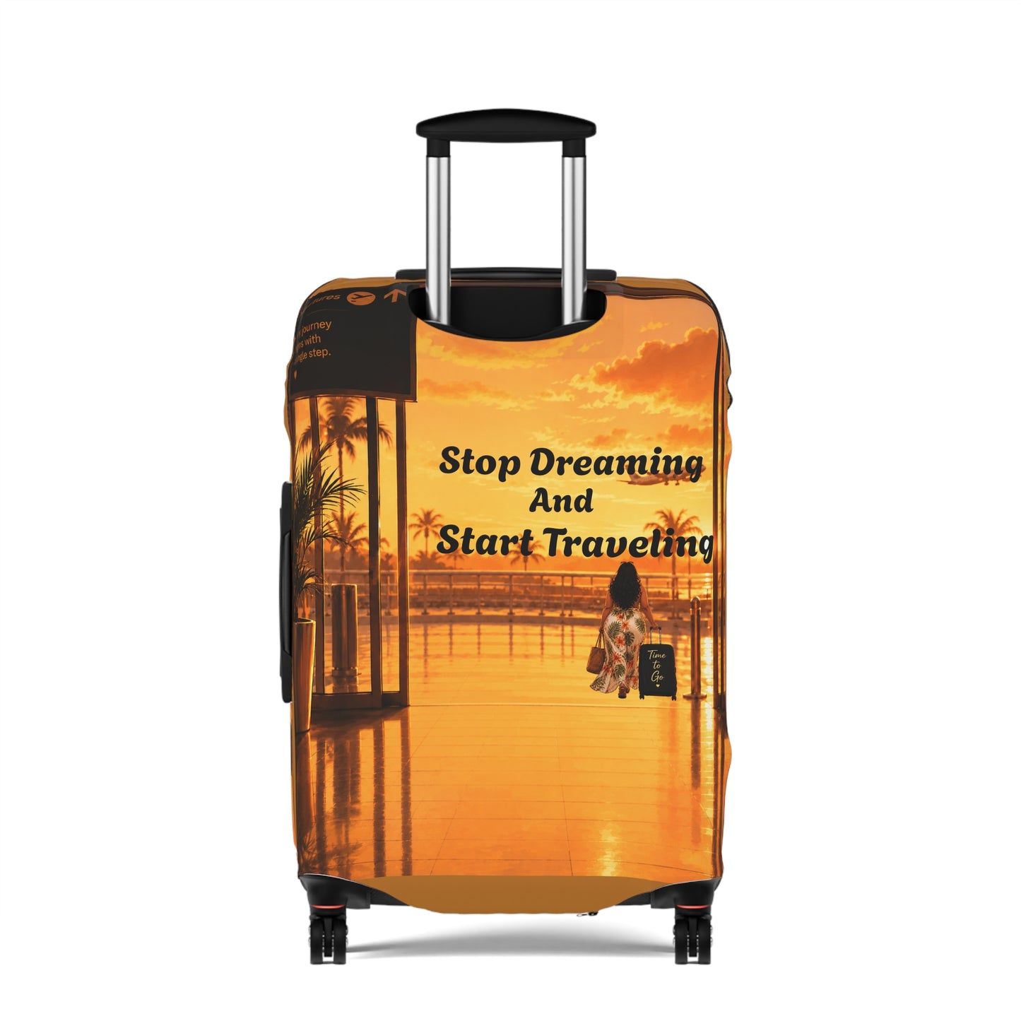 Back View Personalized Travel Luggage Cover - It's You