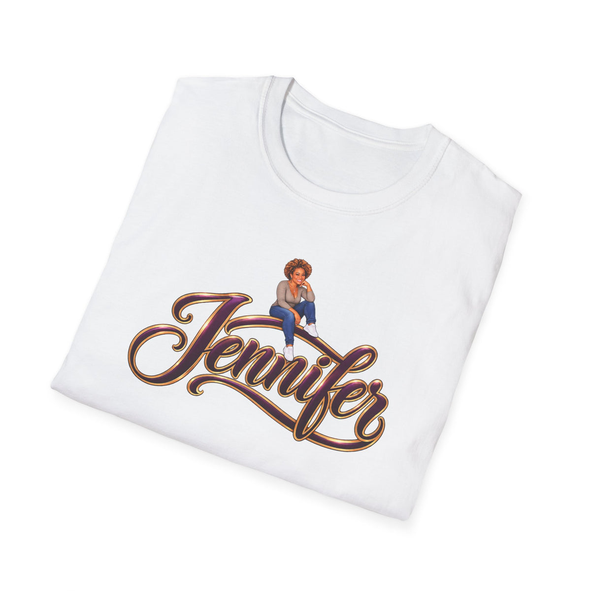 Personalized Name and Illustrated Likeness T-Shirt