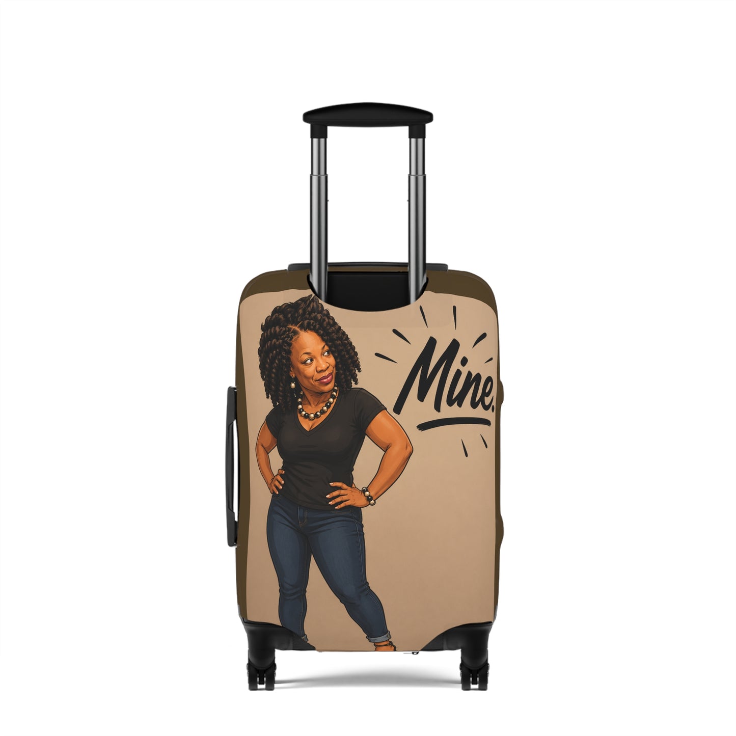 Personalized "Your Likeness" Luggage Cover