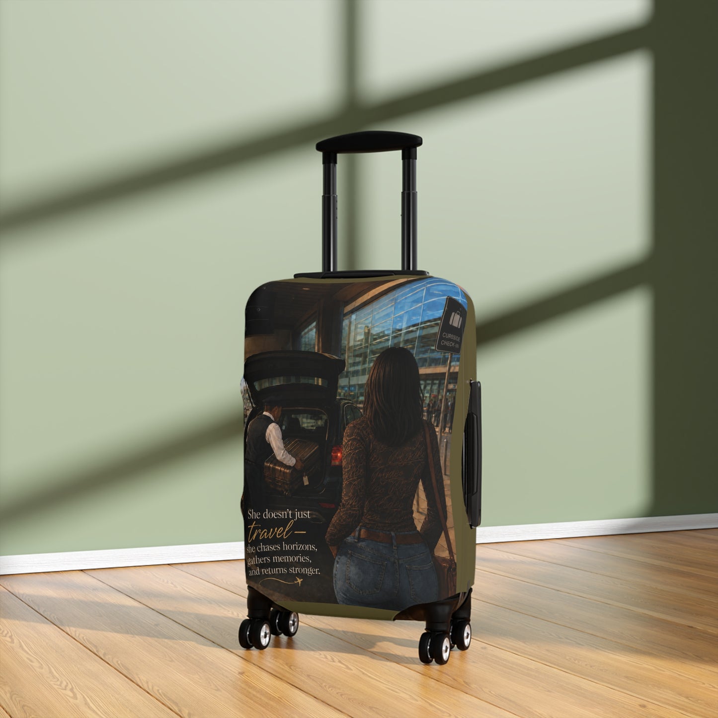 Personalized Travel Luggage Cover 2 — Inspired by your likeness