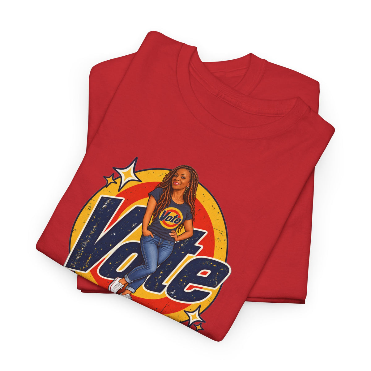 Personalized  (with Your likeness & Name) “Vote Removes Stubborn Orange Stains” Political Humor T-Shirt