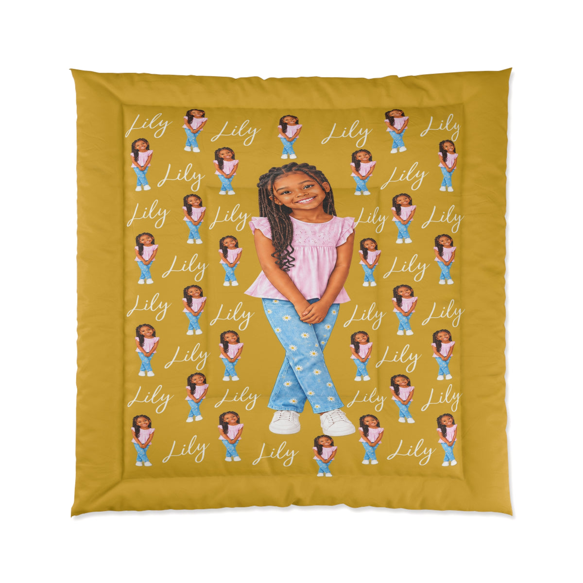 Copy of Copy of Personalized Children’s Comforter With Their Likeness and Name