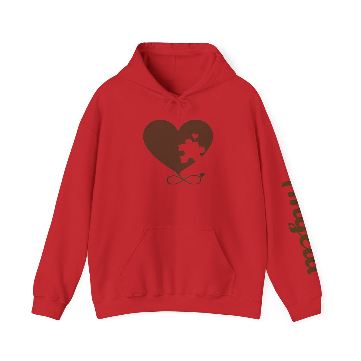 Mochi Heart Puzzle Graphic Hoodies for Couple - Personalize it
