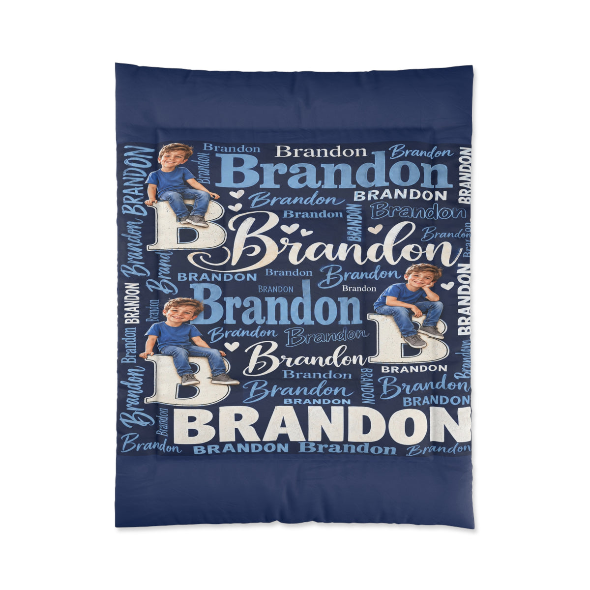 Personalized Children’s Comforter With Their Likeness and Name 2