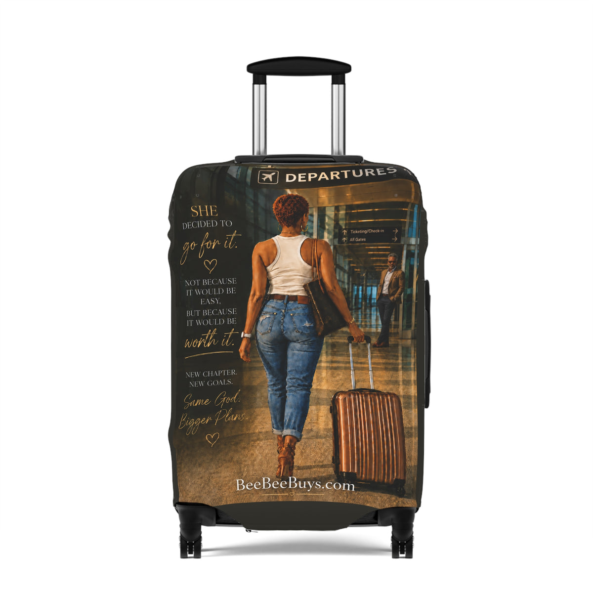 Personalized Travel Luggage 2 Cover — Inspired by your likeness