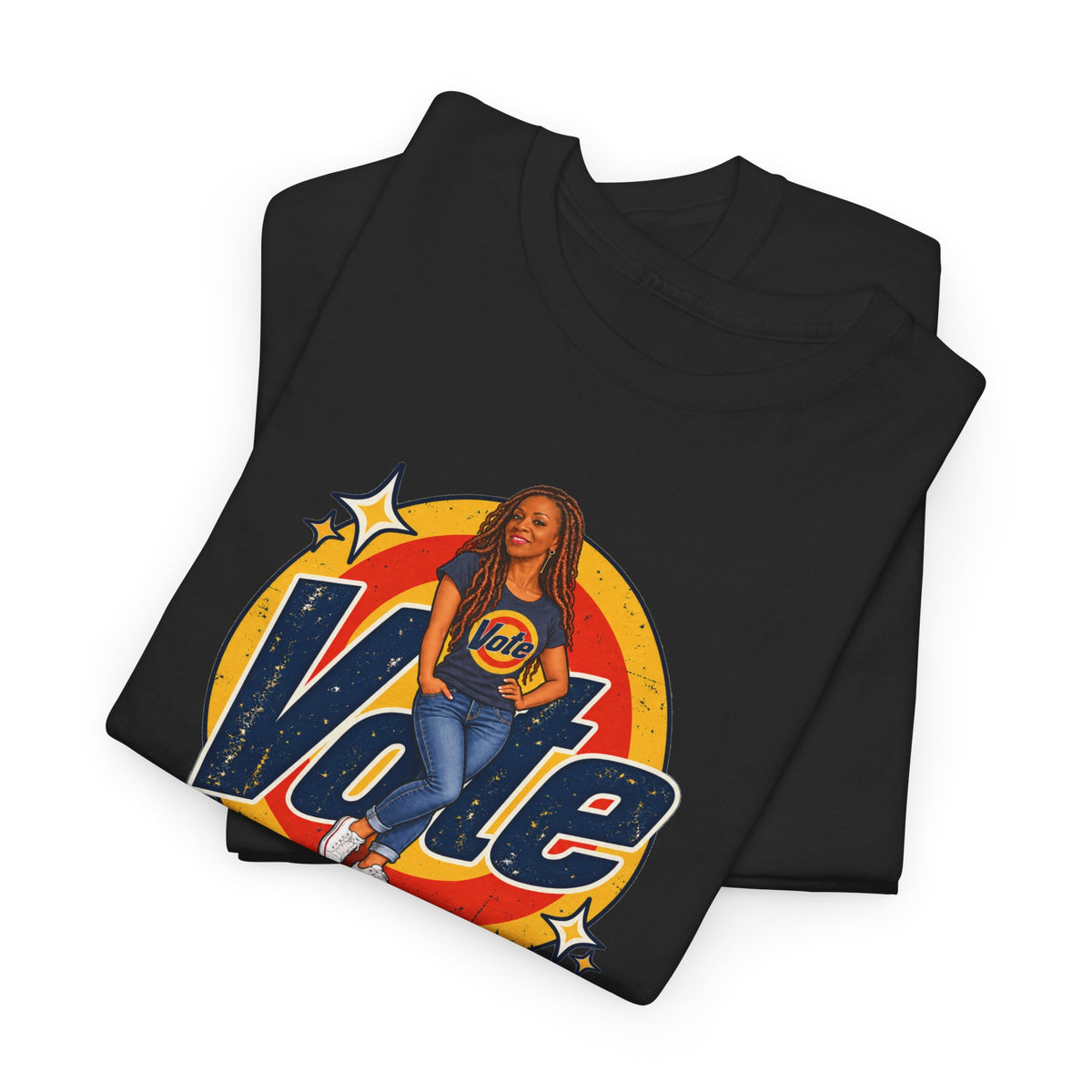 Personalized  (with Your likeness & Name) “Vote Removes Stubborn Orange Stains” Political Humor T-Shirt