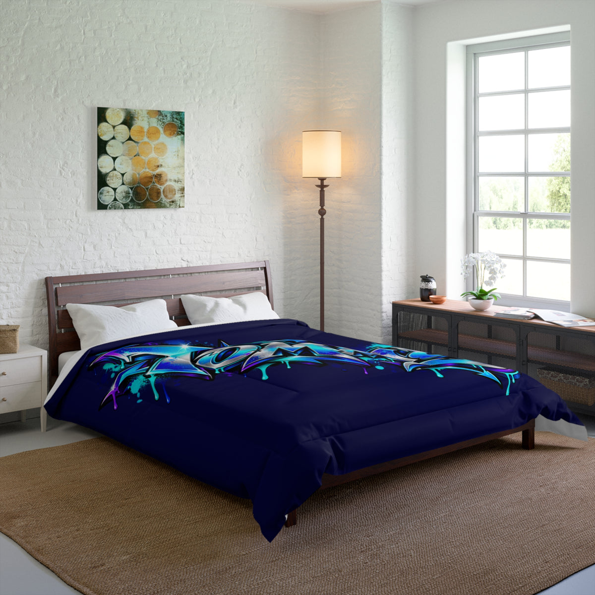 Copy of Copy of Copy of Graffiti Name Comforter — Custom 'Tommy' Street Art Bedding