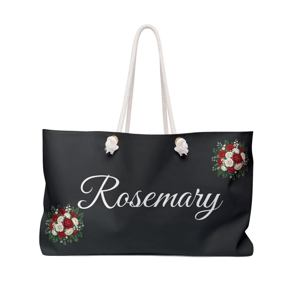 Personalized Oversized Weekender Tote Bag With Custom Name - You Personalize it!