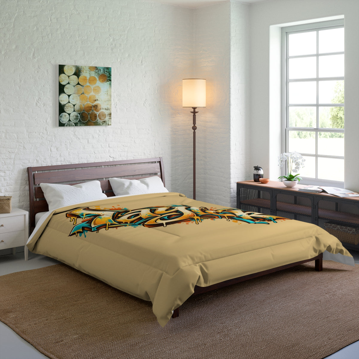 Copy of Copy of Copy of Graffiti Name Comforter — Custom 'Tommy' Street Art Bedding