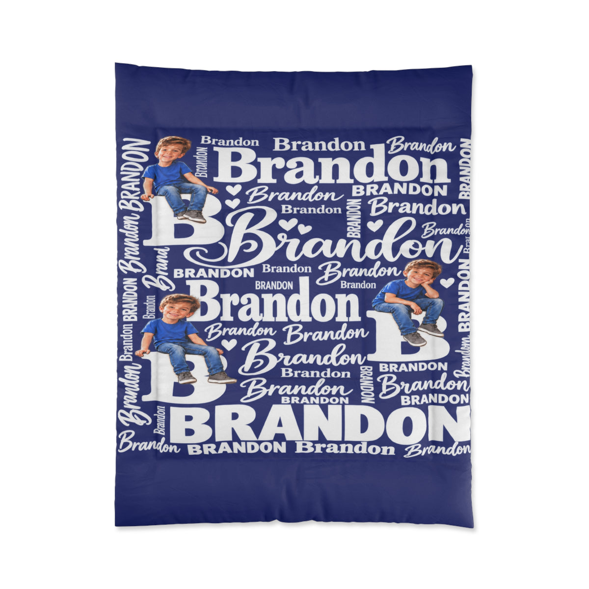 Copy of Personalized Children’s Comforter With Their Likeness and Name 2